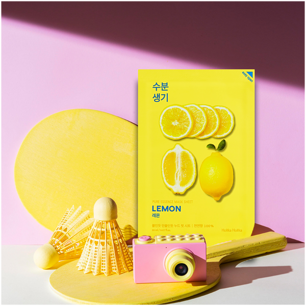 Cytrynowa rozświetlająca maseczka Pure Essence Mask Sheet - Lemon