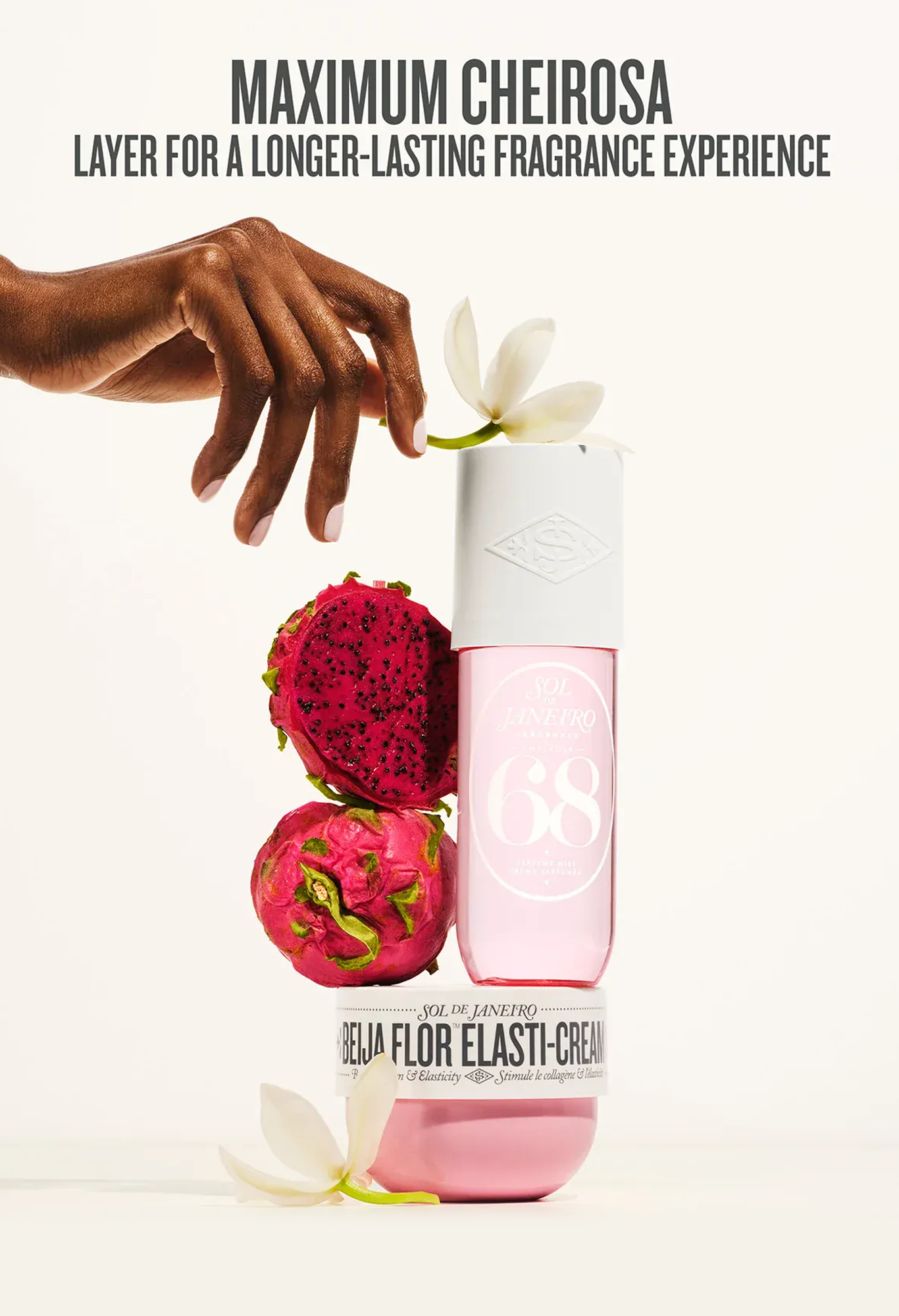 Nawilżający krem do ciała Beija Flor™ Elasti-Cream/ 75 ml