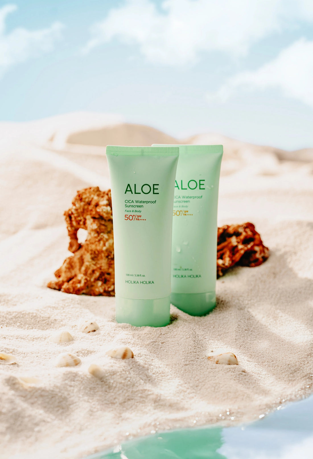 Krem przeciwsłoneczny z aloesem CICA Waterproof Sunscreen SPF50+PA++++