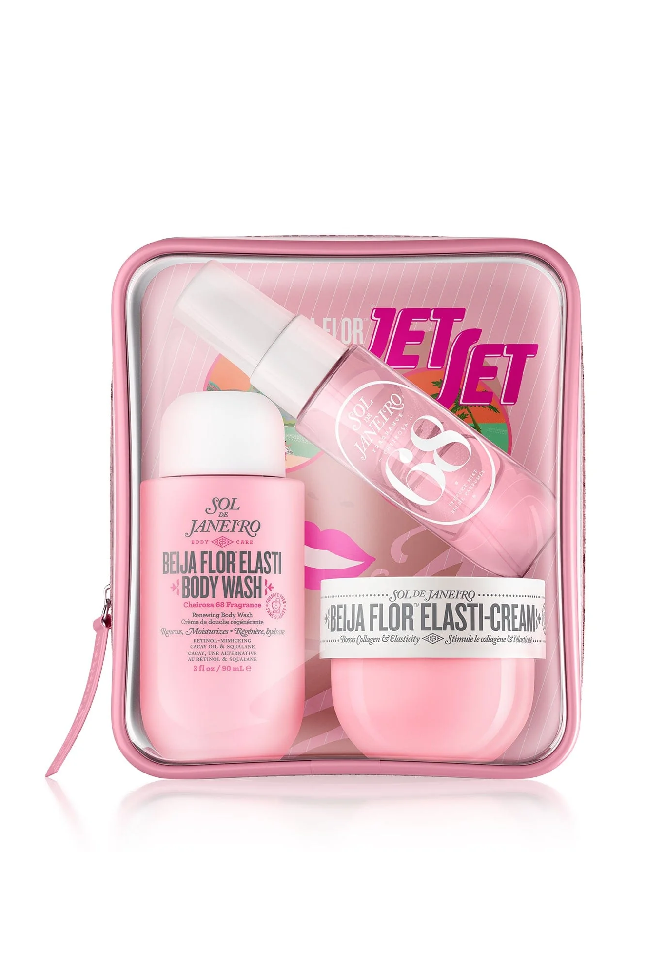 Zestaw do pielęgnacji ciała - Beija Flor Jet Set