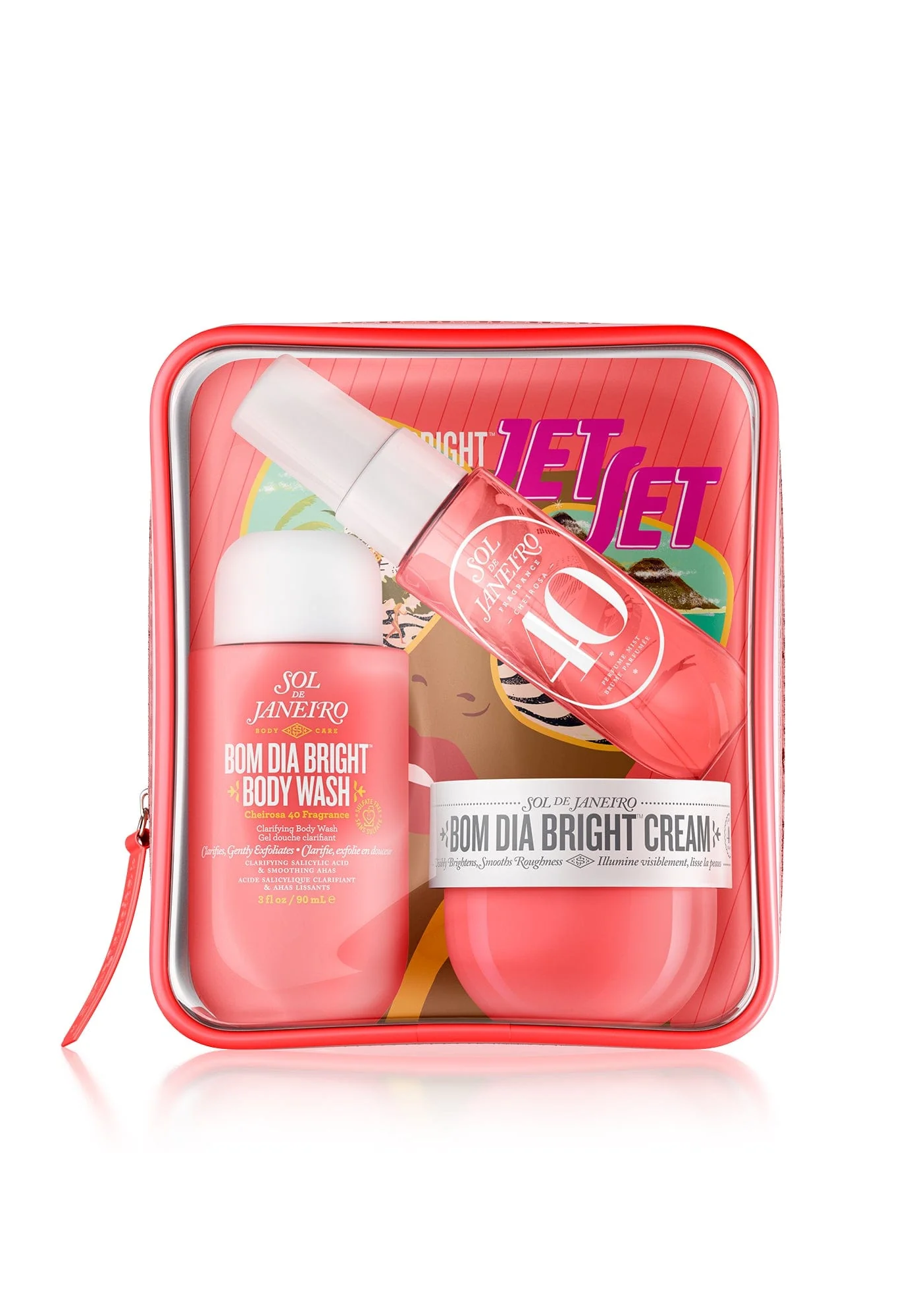 Zestaw do pielęgnacji ciała - Bom Dia Bright Jet Set