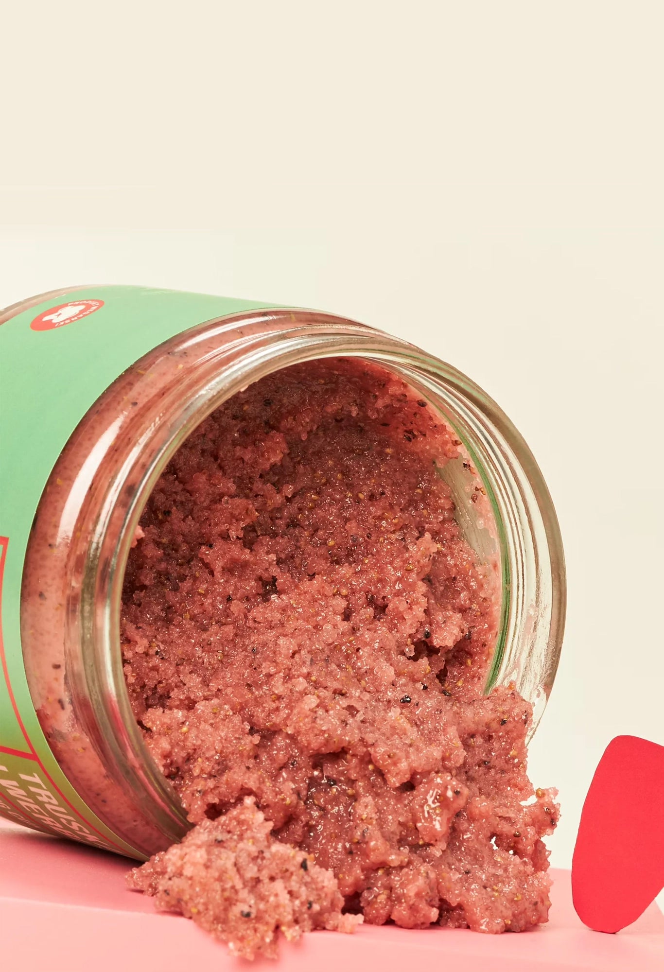 Truskawka i Werbena - peeling cukrowy