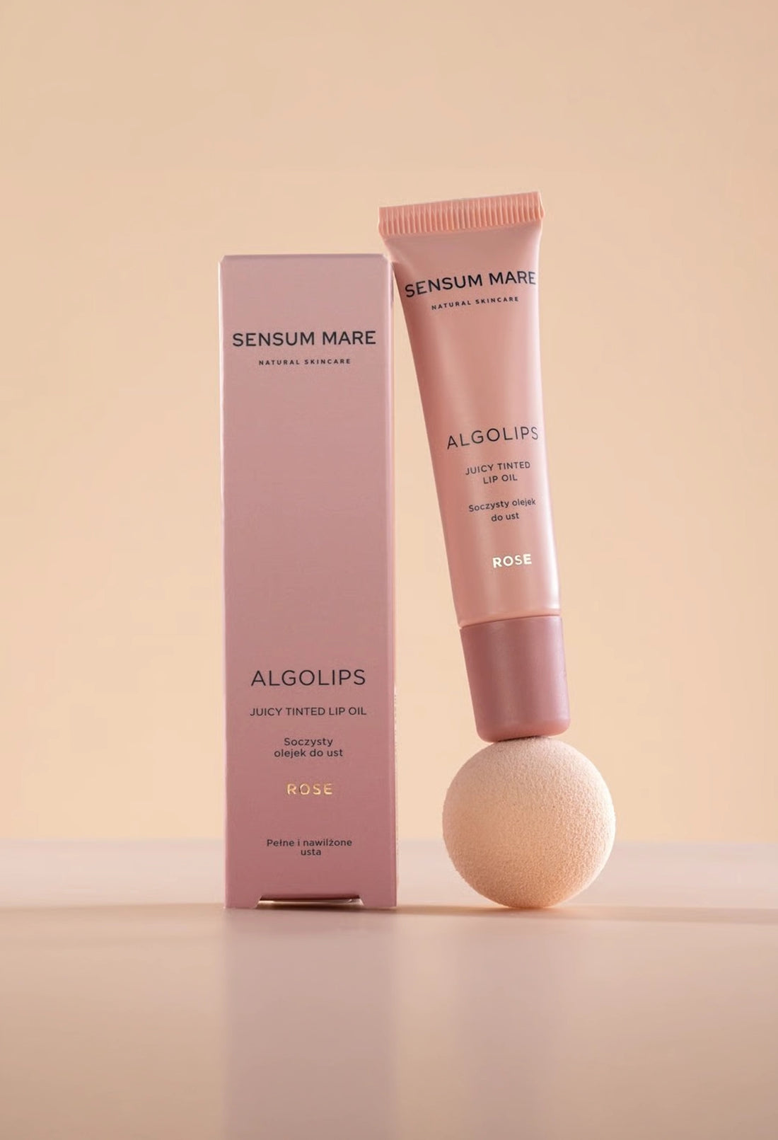 Pielęgnujący olejek do ust ALGOLIPS ROSE
