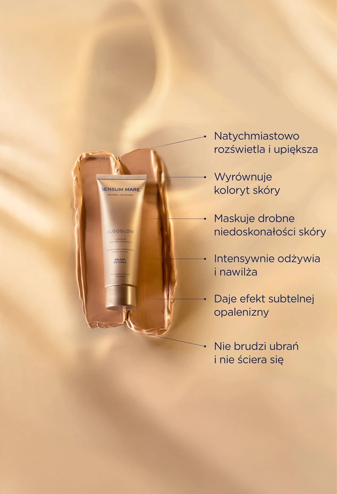 Rozświetlająco – upiększający balsam do ciała ALGOGLOW