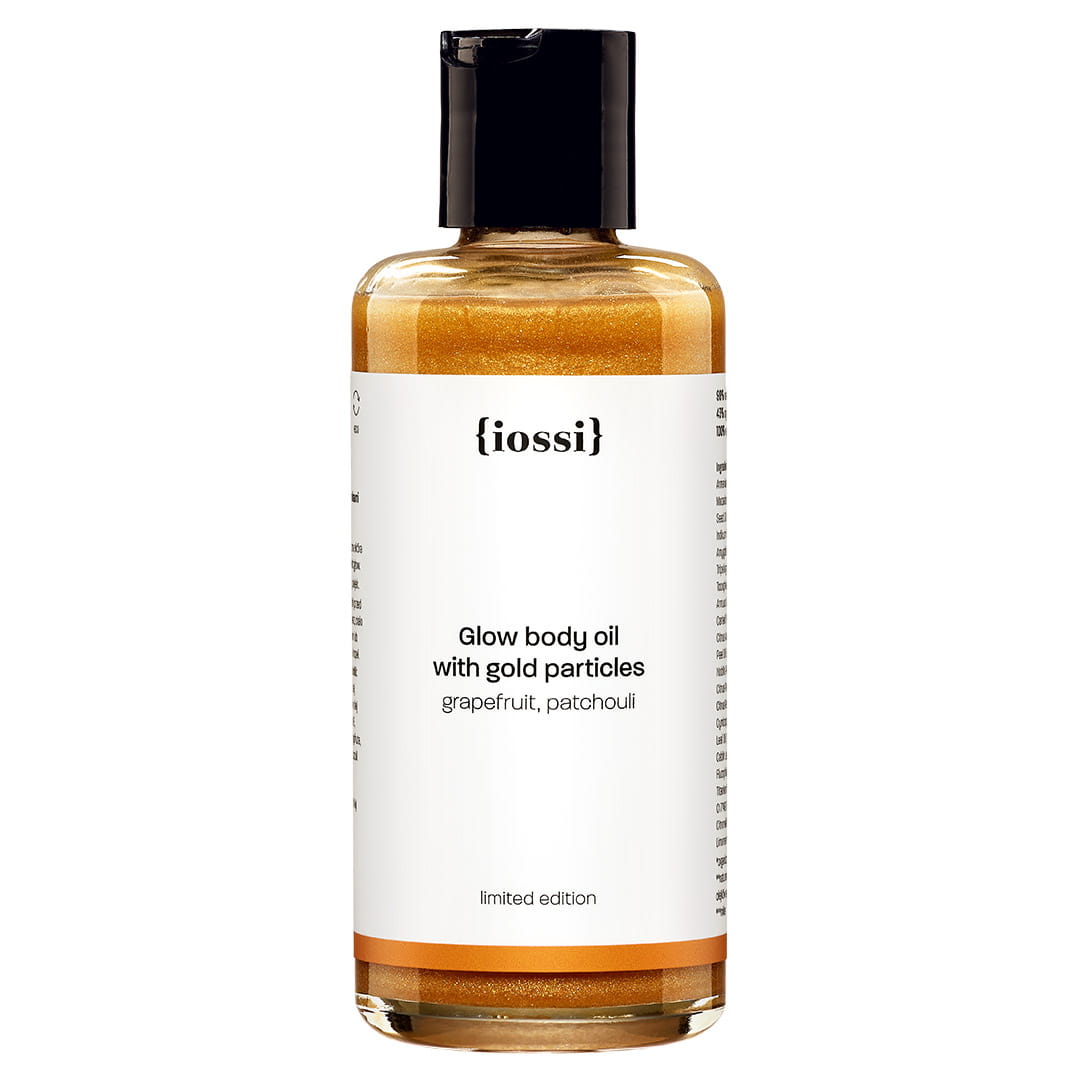 Rozświetlający olejek ze złotymi drobinkami Glow Body Oil