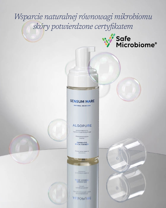Mikroprebiotyczna pianka do mycia twarzy ALGOPURE